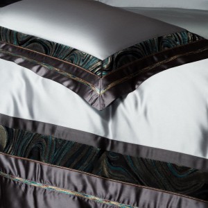 European style embroidery home textile 100s cotton bed linen pink duvet quilt comforter cover bedding set wholesaler