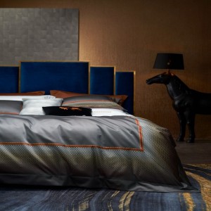 High Luxury 700tc Egyptian Cotton Home Textile Yarn-Dyed Jacquard Duvet Cover Super Soft Bed Sheets 4PCS Bedding Set