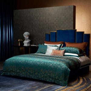 Factory Wholesale Customized 700tc Egyptian Cotton Bed Linen Jacquard Duvet Cover High-End Luxury 4PCS Bed Sheets Bedding Set