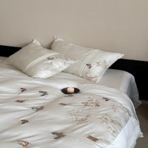 2025 lyocell jacquard summer quilt 1.8/2m bed sheets custom bedding set wholesale