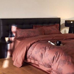 500tc red Australian cotton digital printing quilt cover queen king size bed sheets bedding set