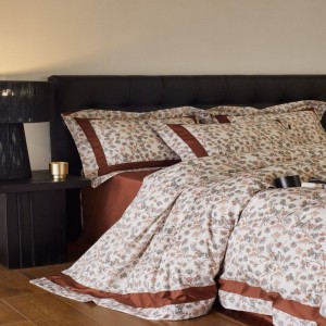 High grade red floral digital printing duvet cover bed sheets pillowcases 4pcs Australian cotton bedding set