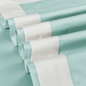 Luxury 500tc Pure Cotton Quilt Cover Bed Linen Queen King Size Home Bed Sheets Bedding Set