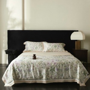100S Top Class Lyocell Summer Quilt Microfiber Filling Digital Printing Quilt Duvet Bed Sheets Bedding Set For Home