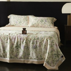 100S Top Class Lyocell Summer Quilt Microfiber Filling Digital Printing Quilt Duvet Bed Sheets Bedding Set For Home