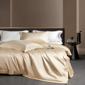 Luxury Gold 500tc Egyptian Cotton Giza Long Staple Cotton Duvet Cover Bed Sheet sabanas Queen King Custom Bedding Set