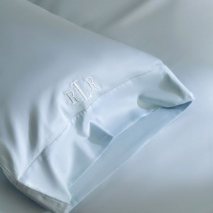 Simple Hotel Style Light Blue 120S Long Staple Cotton Duvet Cover Bed Sheets Light Luxury Home Bedding Set