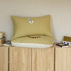 High quality cartoon 4pcs home textiles green towel Applique green washed cotton bedding set supplier