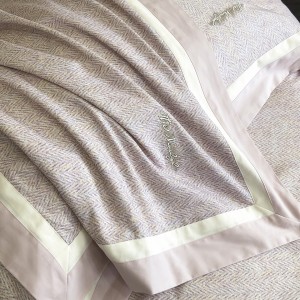 Pure cotton 4pcs pink digital printing home textiles 60s sanding patchwork bedding set supplier