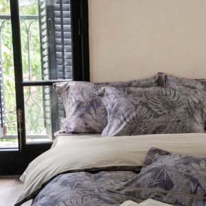 100s cotton digital printing quilt comforter cover soft bed sheet purple floral bedding set