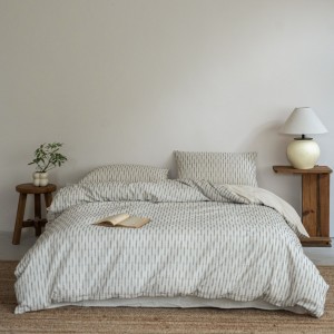 High-End jacquard comforter set 500TC bedsheets queen king size coverlets with 2 soft linen cotton pillowslips bedding set supplier