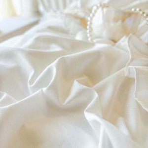 Wholesale high-quality white cotton duvet cover lace bed sheet 4piece home textile bedding set supplier
