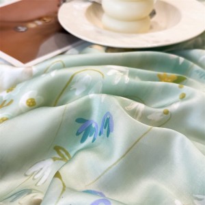 Wholesale green lyocell fiber cool summer bedroom bedding hot selling home hotel textile printing quilts for children