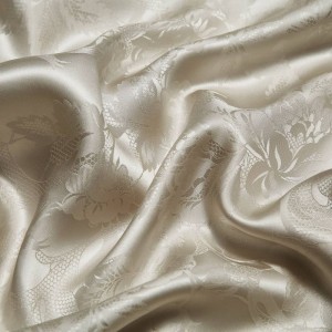 Golden Yarn-Dyed Jacquard Mulberry Silk Top Luxury Duvet Comforter Quilt Cover Bed Linen Fitted Sheets Premium Pillowcases Skin-Friendly Bedding Set