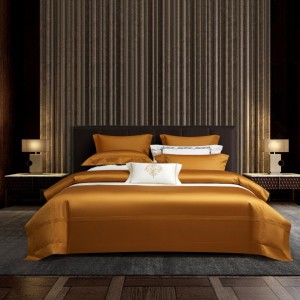 200 Count Pima Cotton High Luxury Duvet Quilt Comforter Cover Queen King Bed Sheet Double Pillowcases Brown Bedding Set