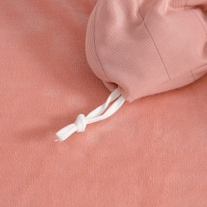 Solid color pink carving craft home textiles 4pcs bedspread set supplier