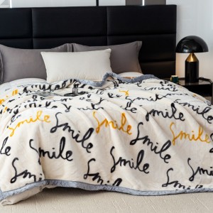 Microfiber Milk Fleece Bed Blanket Wholesale Digital Printing Cheap Flannel Blanket Warm Winter Blanket