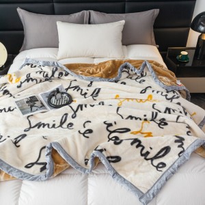 Microfiber Milk Fleece Bed Blanket Wholesale Digital Printing Cheap Flannel Blanket Warm Winter Blanket