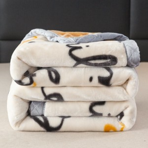 Microfiber Milk Fleece Bed Blanket Wholesale Digital Printing Cheap Flannel Blanket Warm Winter Blanket