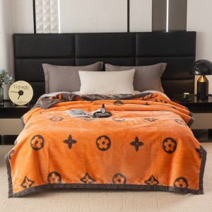 Microfiber Milk Fleece Bed Blanket Wholesale Digital Printing Cheap Flannel Blanket Warm Winter Blanket