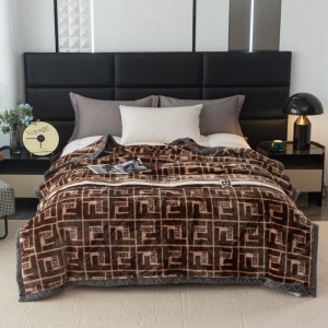Microfiber Milk Fleece Bed Blanket Wholesale Digital Printing Cheap Flannel Blanket Warm Winter Blanket