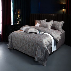Top Quality Long Staple Cotton Bed Sheet Digital Printing Duvet Quilt Comforter Cover High Grade Bedding Set