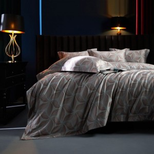 Top Quality Long Staple Cotton Bed Sheet Digital Printing Duvet Quilt Comforter Cover High Grade Bedding Set