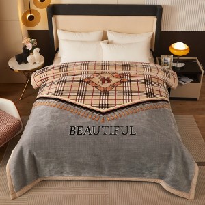 Cheap Wholesale Blanket Custom Milk Velvet Soft Printing Fleece Flannel Blanket in Stock