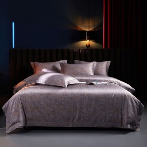 140 Count Long Staple Cotton Bedding Set With Bed Sheet 2 Pillowcases Digital Printing Duvet Quilt Comforter Cover