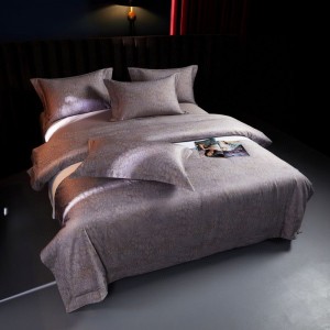 140 Count Long Staple Cotton Bedding Set With Bed Sheet 2 Pillowcases Digital Printing Duvet Quilt Comforter Cover