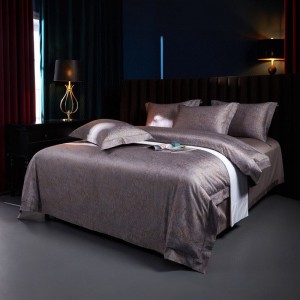 140 Count Long Staple Cotton Bedding Set With Bed Sheet 2 Pillowcases Digital Printing Duvet Quilt Comforter Cover