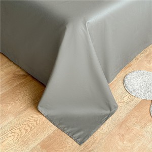 Premium quality grey jacquard home textiles 100% cotton duvet cover bedding set supplier