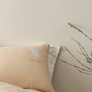 Wholesale high-quality gold embroidery duvet cover 100s Australia cotton bed sheet 4piece home textile kids’ bedding set supplier