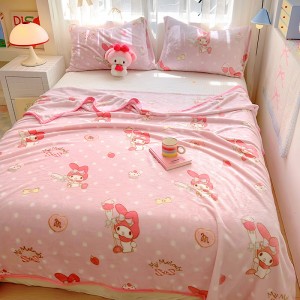 ODM/OEM Milk Velvet Printing Blanket Thickened Bed Sheet Bed Cover Sofa Blanket