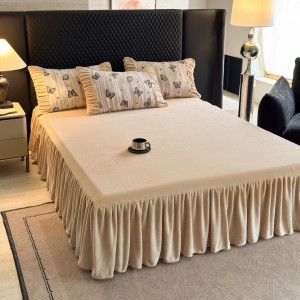 Premium quality milk velvet printing home textiles carving craft 4pcs bedding set supplier