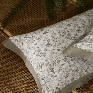 Wholesale high-end pillowcases green jacquard comforter set soft bed linen fitted sheets 2m/2.2m bedding set for adults