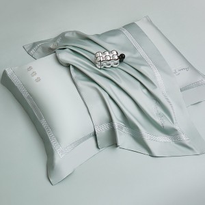 100S Long Staple Cotton Embroidery Duvet Quilt Comforter Cover Queen King Bed Sheets Bedding Set