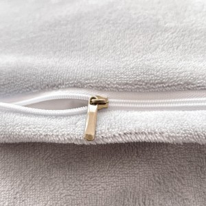 High gram weight beige milk fleece pillowcases fluffy 2/2.3m quilt comforter cover jacquard pillow shams 4-piece bedding set