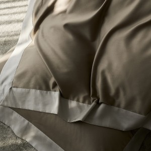 Premium quality green patchwork plain color lyocell 4pcs bedding set supplier