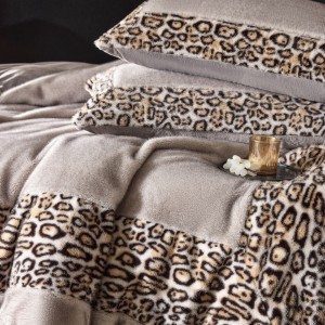 Winter French Style Light Luxury 250g Milk Velvet Printing Duvet Cover Pillowcases Warm Bed Sheet Bedding Set