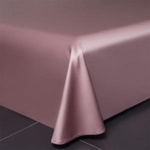 Class a long staple cotton embroidery quilt cover purple flat sheet bedding set for home