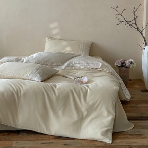 Pastoral style pink pillowcase double bedsheet exquisite customizable 2/2.3m coverlets printing quilt cover bedding set