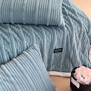 Large Size Flannel Fleece Heated Throw Blanket Machine Blanket for Bed Use