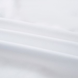120g hotel solid color satin ribbon duvet cover white bed sheets bed and breakfast four-piece hotel bedding set
