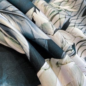 High-quality satin colored bed sheets exquisite single size  printing quilt cover lyocell cotton home textile bedding set manufacture