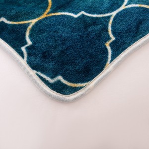 Customized Hot Gram Weight Super Soft Flannel Fleece Cozy Green Printing Blanket