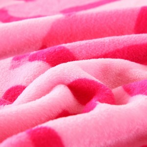 Large Size Flannel Fleece Pink Heated Blanket Machine Electric Over Blanket for Bed Use