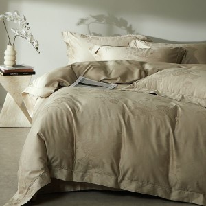 100s cotton rope-dyed jacquard pillowcases quilt comforter cover four-piece bedding set