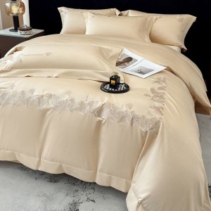 Cozy A Class Long Staple Cotton Satin Embroidery Bedding Set