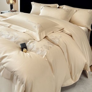 Cozy A Class Long Staple Cotton Satin Embroidery Bedding Set